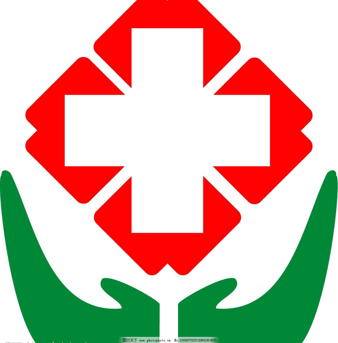 医院标志 红十字门诊 标识标志图标 矢量图库