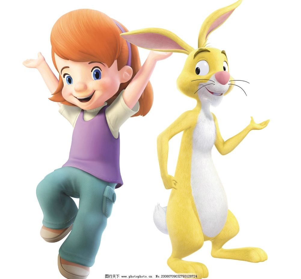 迪斯尼 女孩 兔子图片