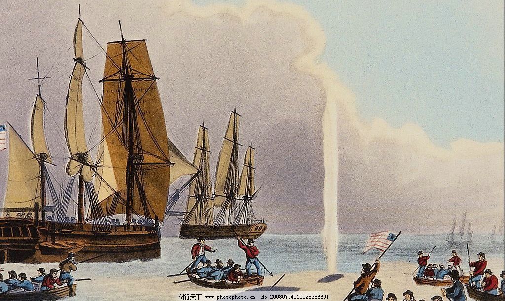 海上大帆船图片