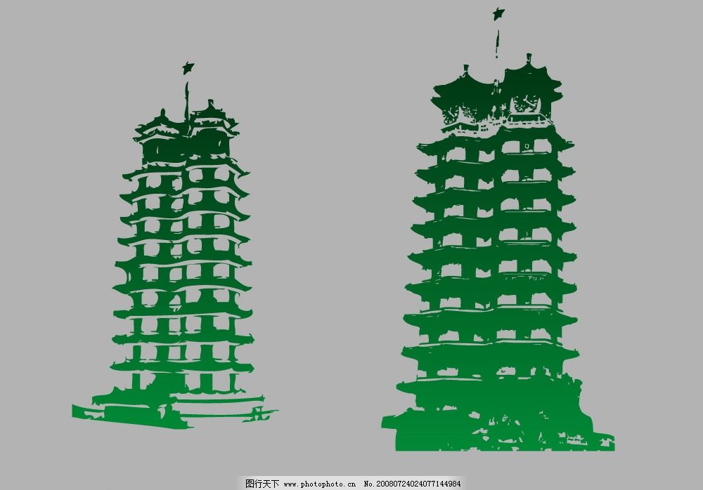 二七纪念塔矢量图 矢量二七塔 郑州塔 河南名胜 郑州地标 二七塔 二七