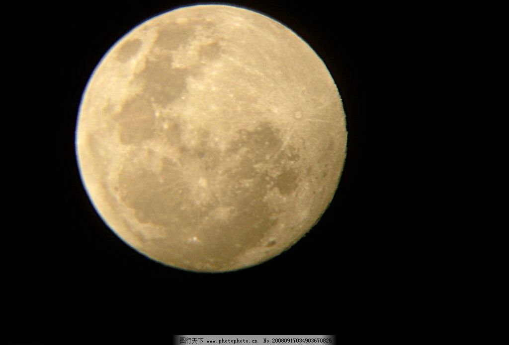 月球图片,天文望远镜 拍摄 中秋节 月亮 自然景